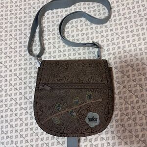 Haiku crossbody flap bag